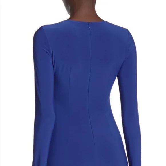 Vince Camuto Royal Blue Long Sleeve Dress - Picture 4 of 12